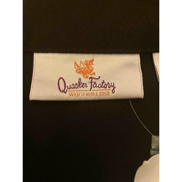 Quacker Factory Animal Print Jacket 3X Blazer Resort Cruise Maximalist Bling - Picture 5 of 9